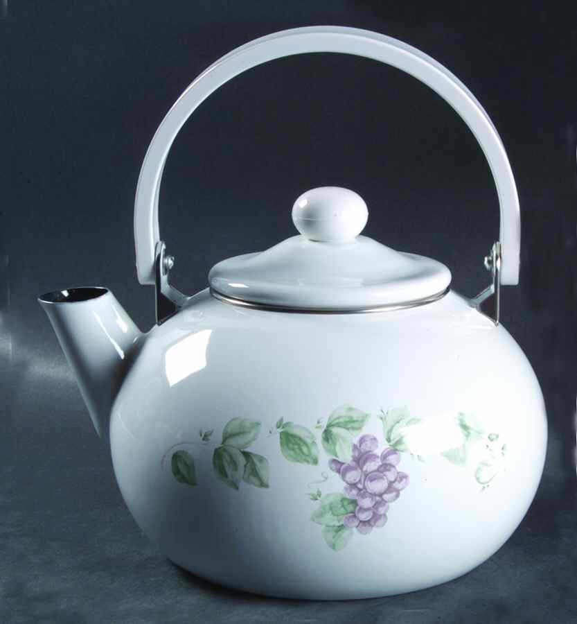 Grapevine Metal Kettle & Lid by Pfaltzgraff-1