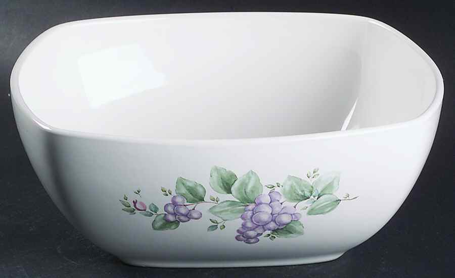 Grapevine 9" Square Vegetable Bowl by Pfaltzgraff-1