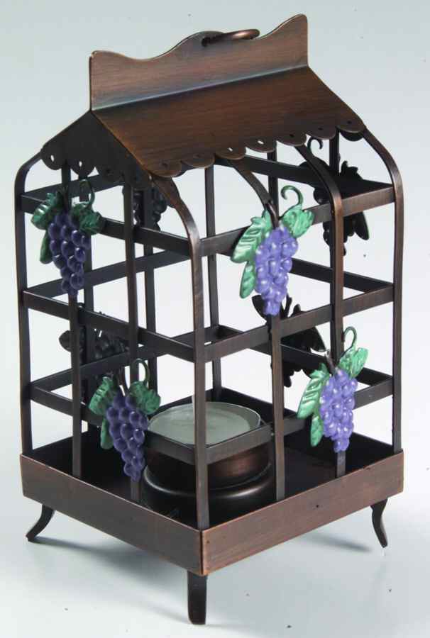 Grapevine Hanging Metal Votive Lantern by Pfaltzgraff-1