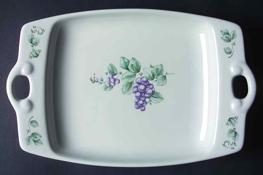 Grapevine 12" Rectangular Serving Platter by Pfaltzgraff-1