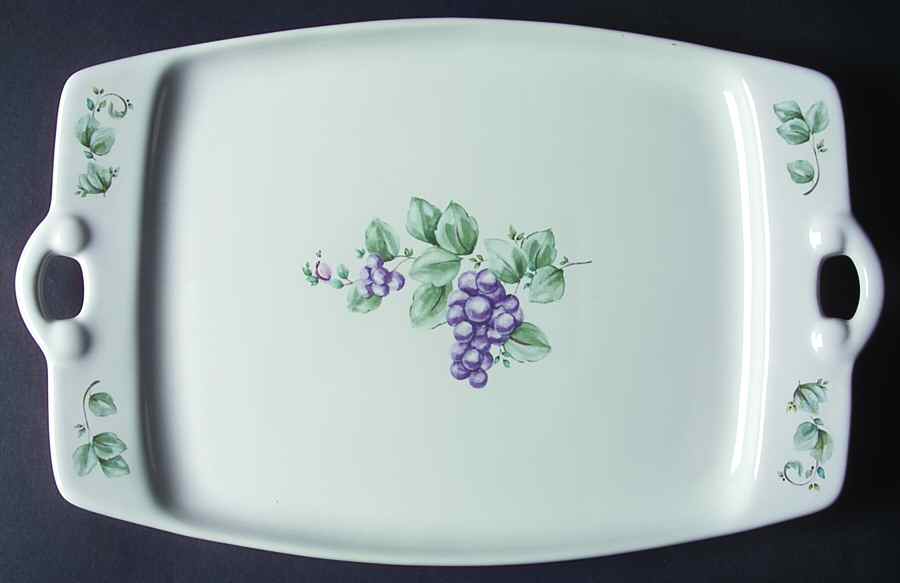 Grapevine 14" Rectangular Serving Platter by Pfaltzgraff-1