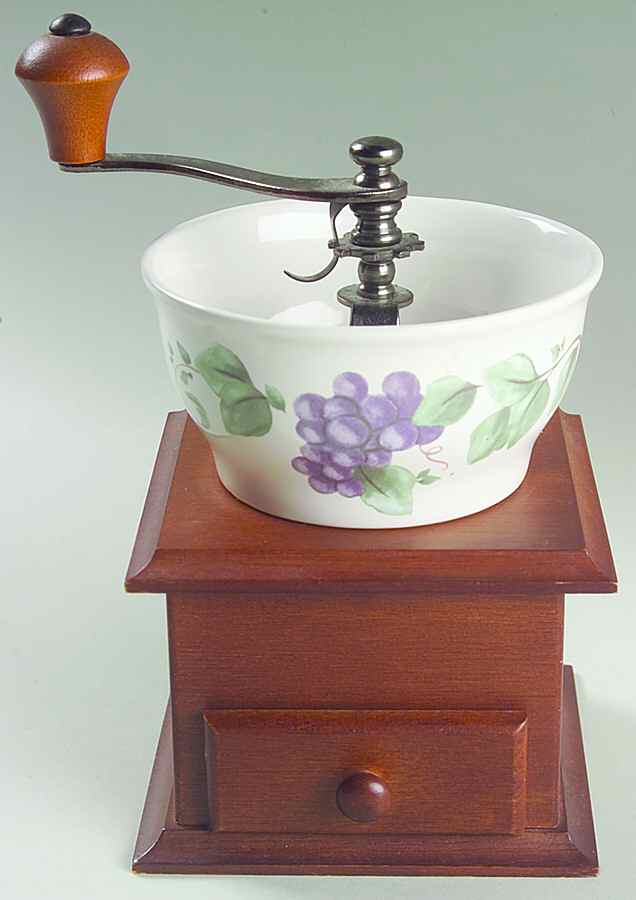 Grapevine Coffee Grinder by Pfaltzgraff-1