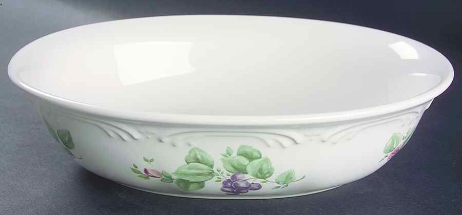 Grapevine 10" Oval Vegetable Bowl by Pfaltzgraff-1