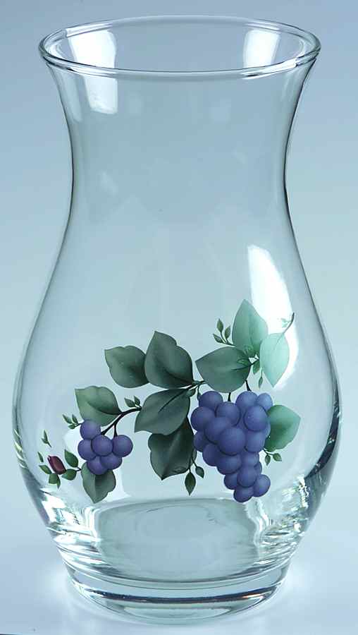 Grapevine Glassware Vase by Pfaltzgraff-1