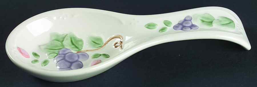 Grapevine Spoon Rest/Holder (Holds 1 Spoon) by Pfaltzgraff-1