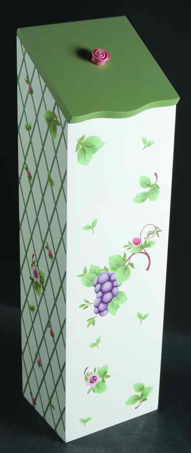 Grapevine Plastic Grocery Bag Holder by Pfaltzgraff-1