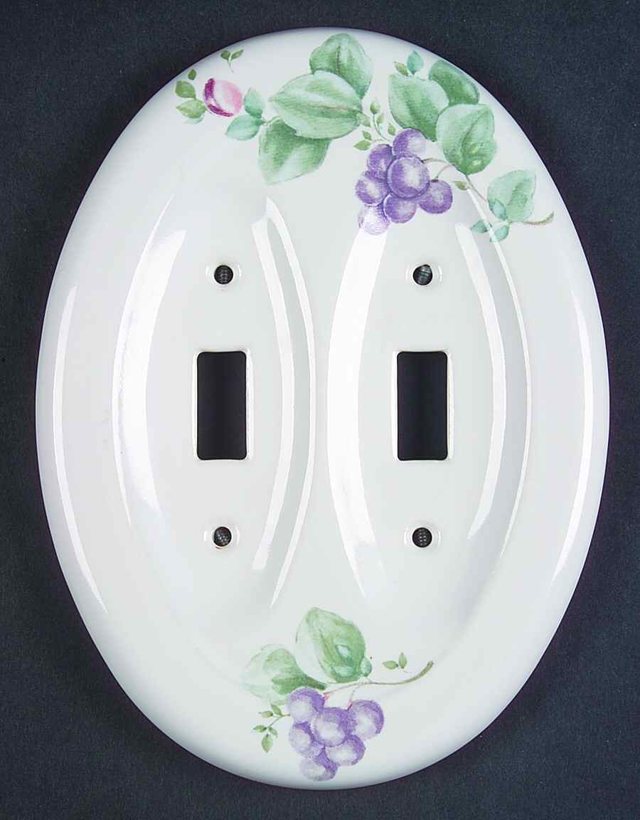 Grapevine Double Light Switch Cover by Pfaltzgraff-1
