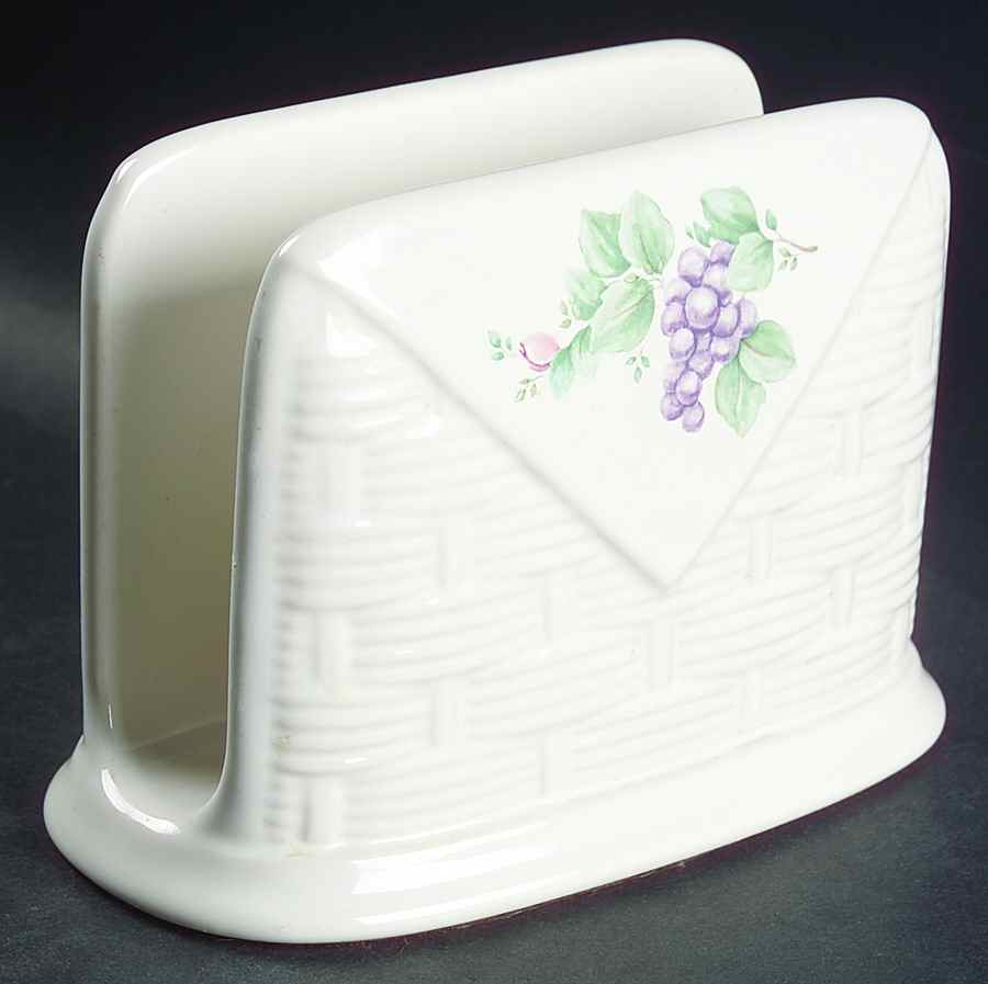 Grapevine Basketweave Napkin Holder by Pfaltzgraff-1