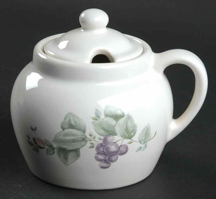 Grapevine Sauce Jar & Lid by Pfaltzgraff-1