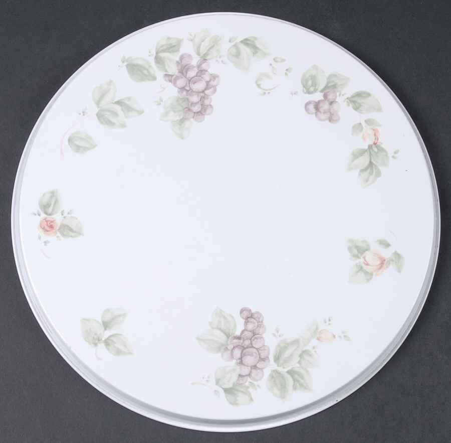 Grapevine 10" Individual Tin Round Stove Cover by Pfaltzgraff-1