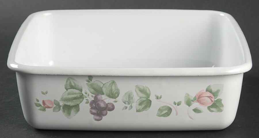 Grapevine 8" Metal Square Baker by Pfaltzgraff-1