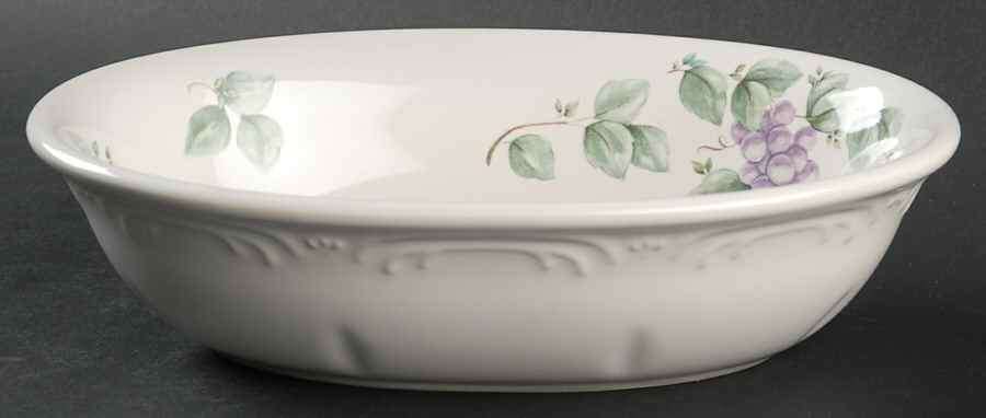 Grapevine 8" Oval Vegetable Bowl by Pfaltzgraff-1