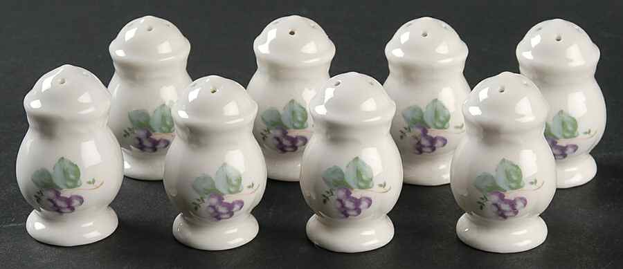 Grapevine Individual Salt & Pepper Set - Set of 4 by Pfaltzgraff-1