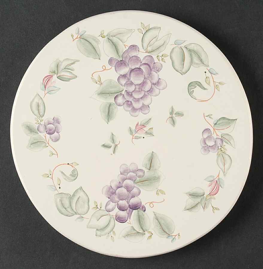 Grapevine Round Wood Trivet by Pfaltzgraff-1