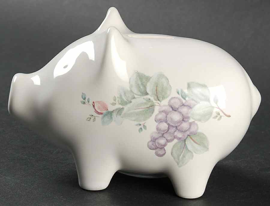 Grapevine Piggy Bank by Pfaltzgraff-1