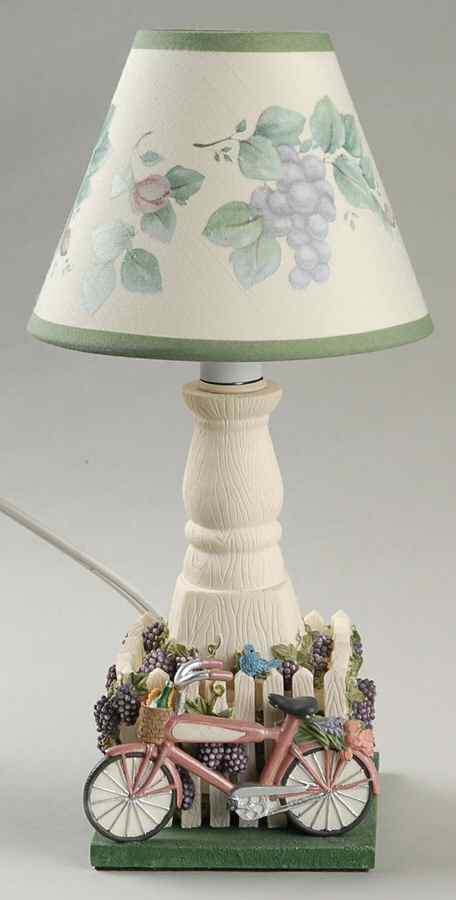Grapevine Electric Buffet Lamp & Shade by Pfaltzgraff-1