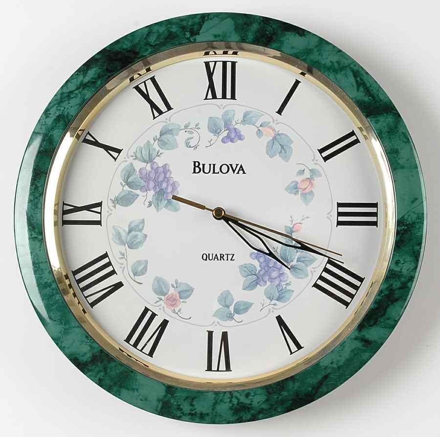 Grapevine Hanging Wall Clock by Pfaltzgraff-1
