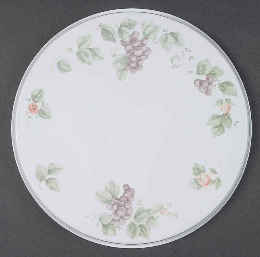 Grapevine 8" Individual Tin Round Stove Cover by Pfaltzgraff-1