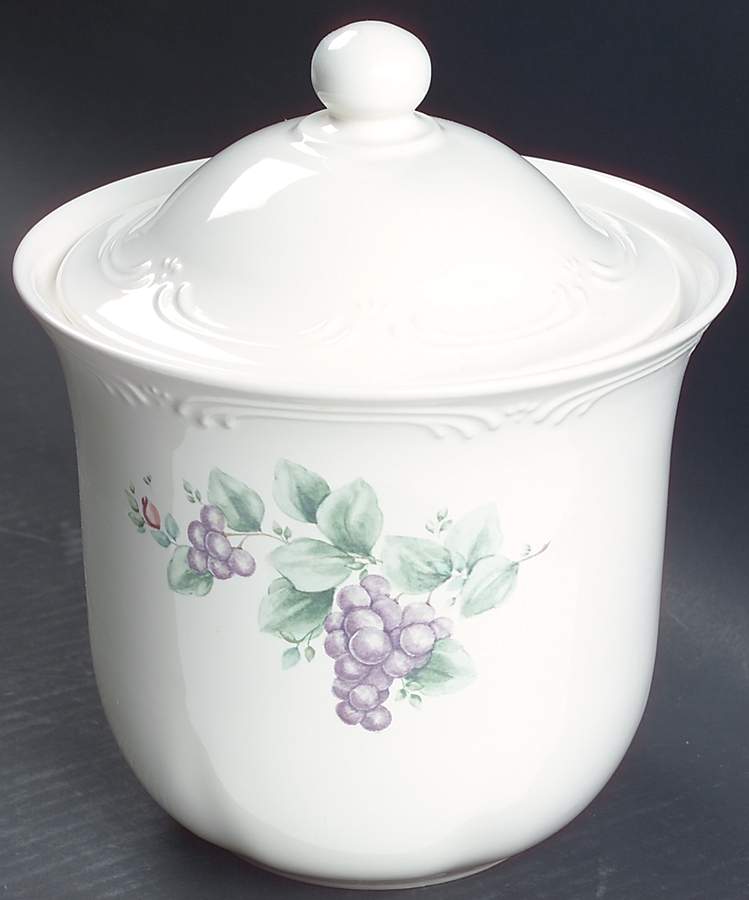 Grapevine Extra Large Canister & Lid by Pfaltzgraff-1