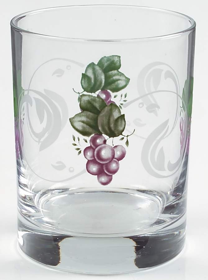 Grapevine 14 Oz Glassware Double Old Fashioned by Pfaltzgraff-1