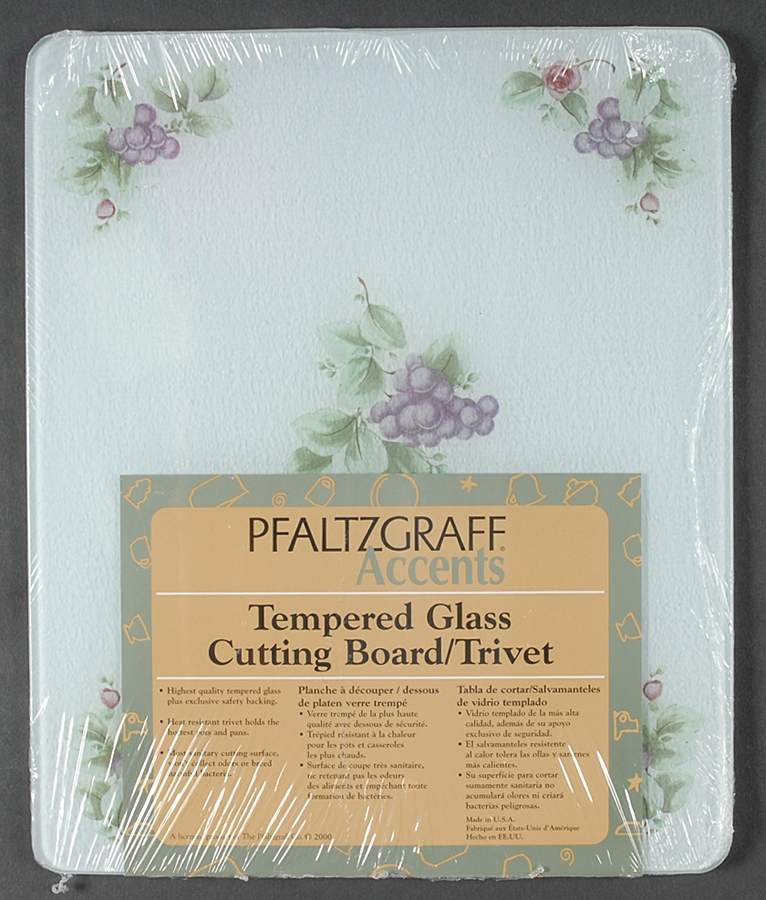 Grapevine Rectangular Glassware Cutting Board by Pfaltzgraff-1