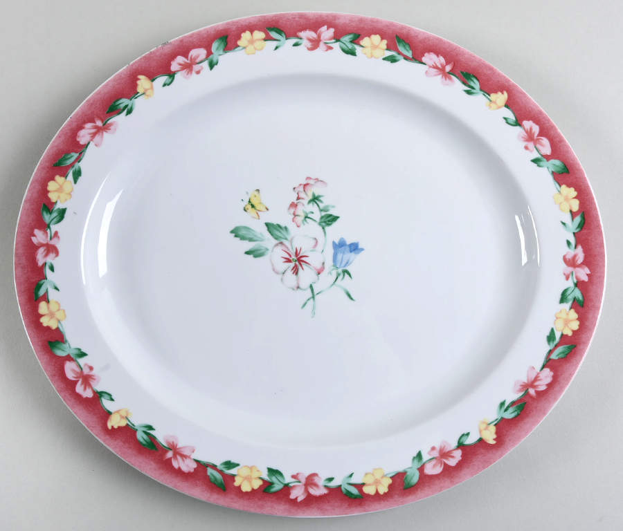 Grandma's Kitchen 14" Oval Serving Platter by Pfaltzgraff-1