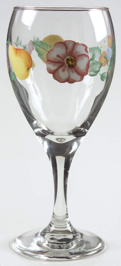 Grandma's Kitchen 10 Oz Glassware Wine Goblet by Pfaltzgraff-1