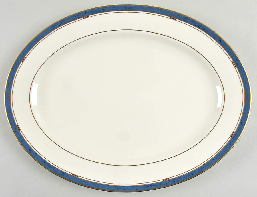 Hampton 14" Oval Serving Platter by Pfaltzgraff-1