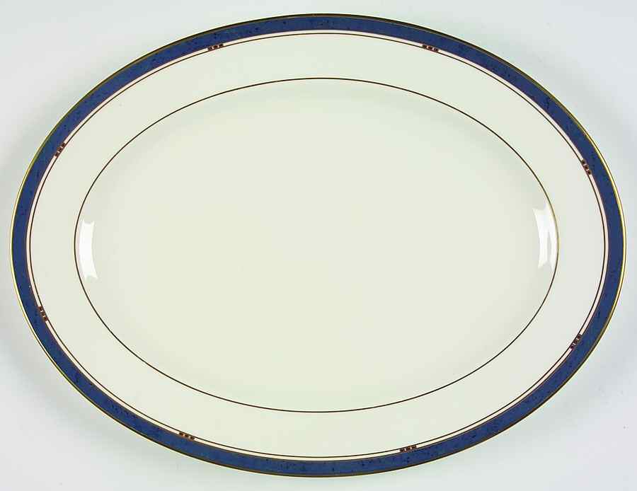 Hampton 14" Oval Serving Platter by Pfaltzgraff-1