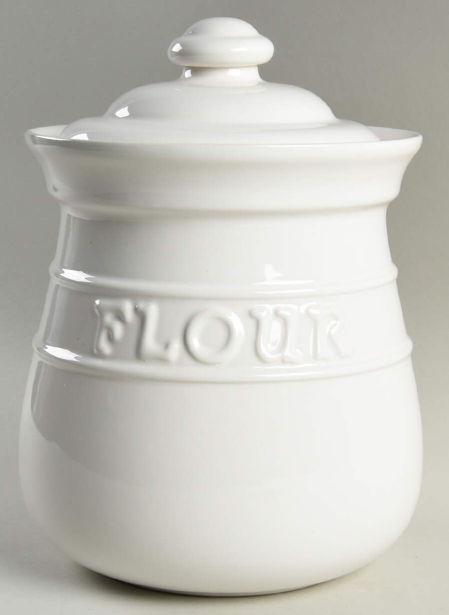 Hearth Flour Canister & Lid by Pfaltzgraff-1
