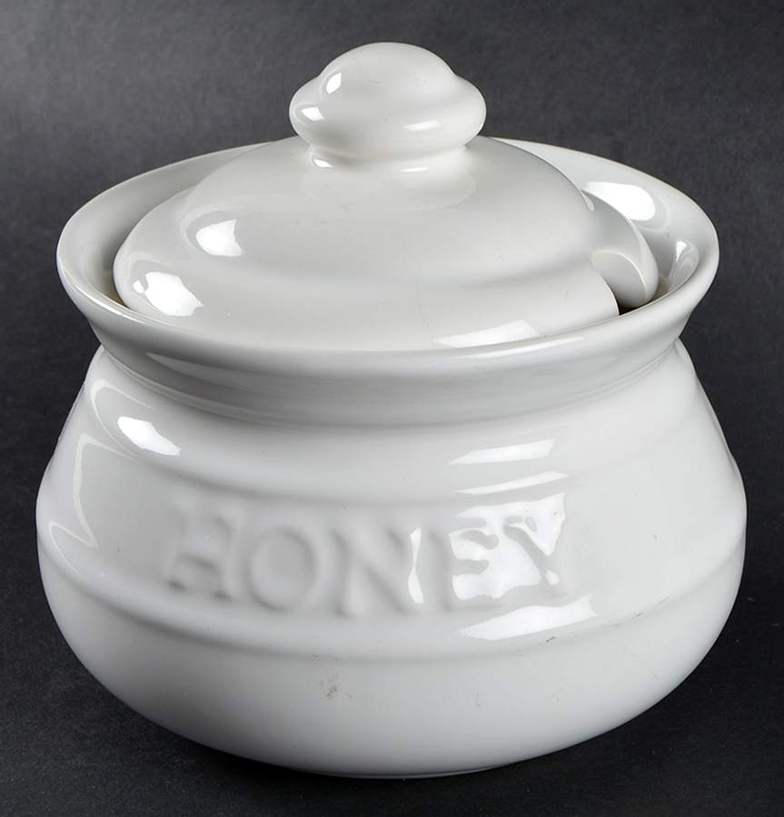 Hearth Honey Pot & Lid by Pfaltzgraff-1