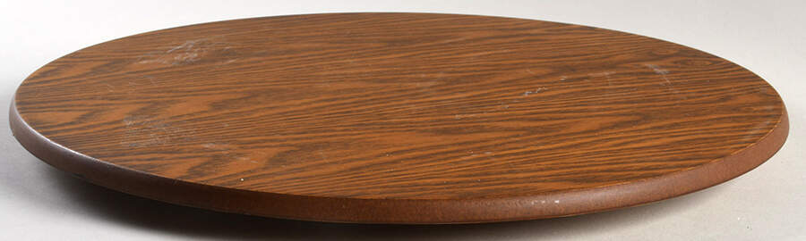 Heirloom Wood Base for (5 Pc) Lazy Susan by Pfaltzgraff-1