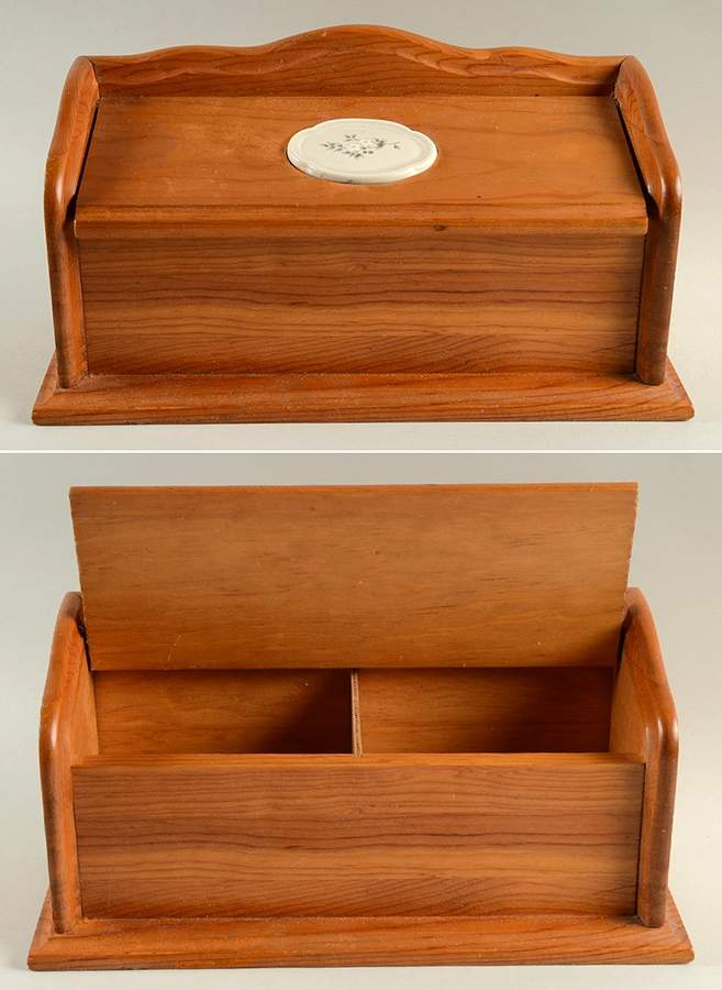 Heirloom Wood Divided Recipe Holder by Pfaltzgraff-1