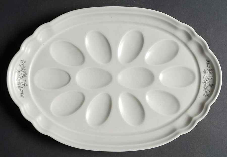 Heirloom Deviled Egg Plate by Pfaltzgraff-1
