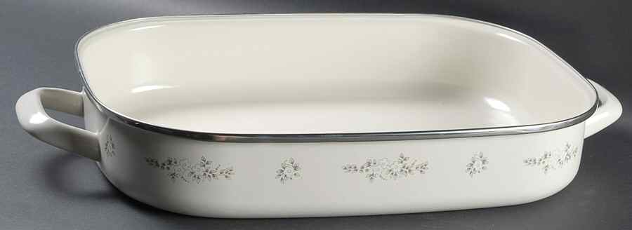Heirloom 16" Metal Rectangular Roaster by Pfaltzgraff-1