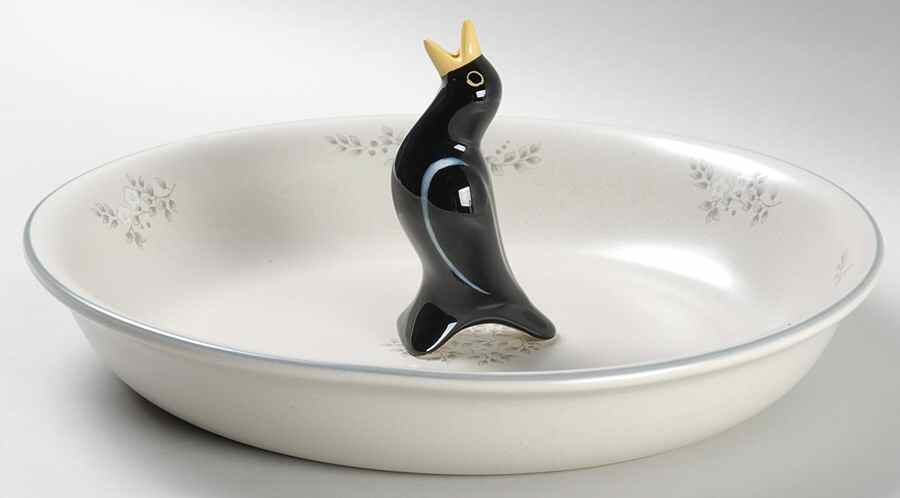Heirloom 10" Pie Baking Plate with Pie Bird by Pfaltzgraff-1