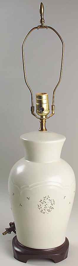 Heirloom Electric Lamp No Shade by Pfaltzgraff-1