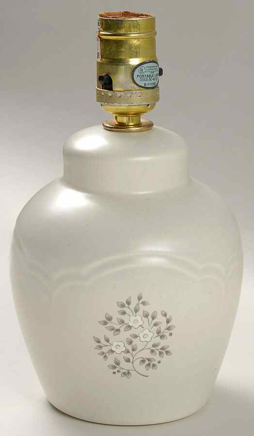 Heirloom Ginger Jar Accent Lamp No Shade by Pfaltzgraff-1