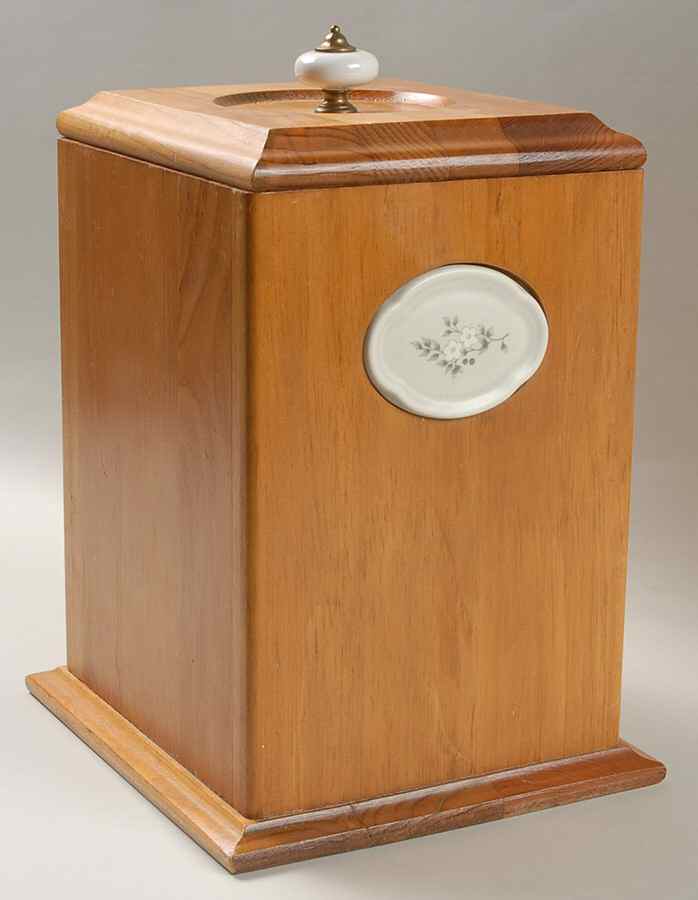 Heirloom Large Wood Canister & Lid by Pfaltzgraff-1