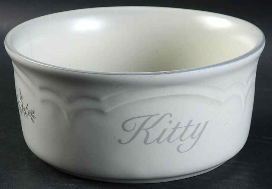 Heirloom Kitty Pet Bowl by Pfaltzgraff-1