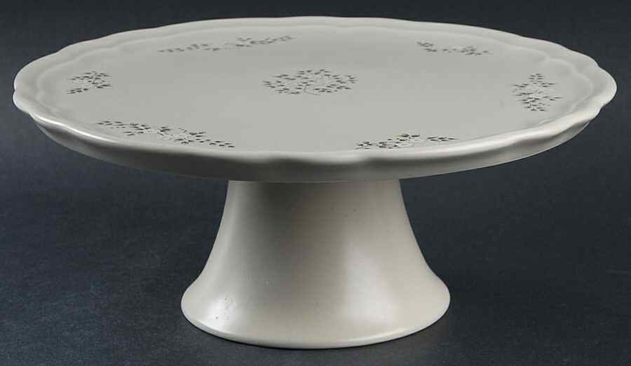 Heirloom 10" Diameter Pedestal Cake Stand by Pfaltzgraff-1