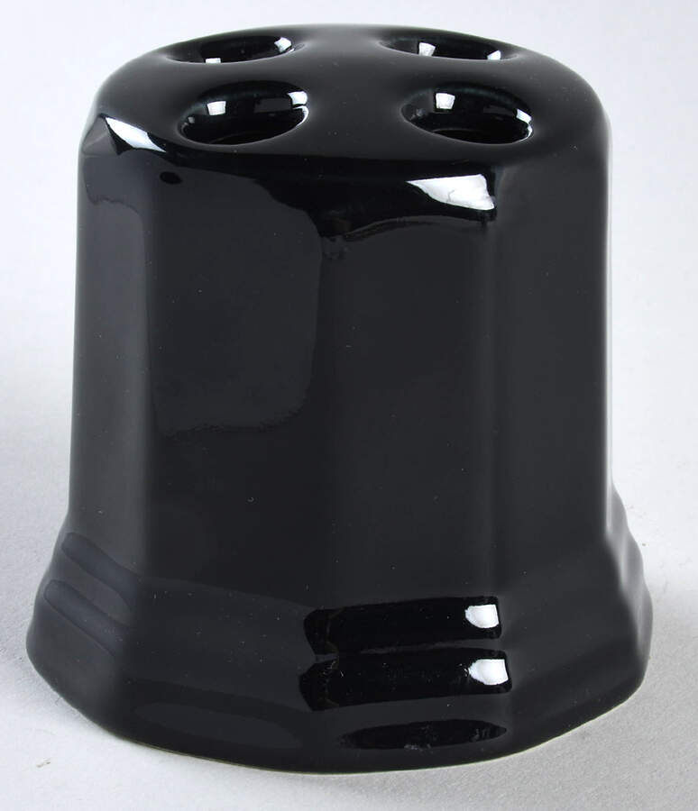 Heritage Black Toothbrush Holder by Pfaltzgraff-1