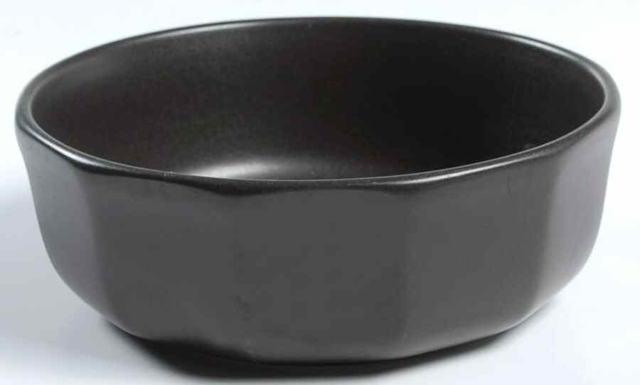 Heritage Black 7" Round Vegetable Bowl by Pfaltzgraff-1