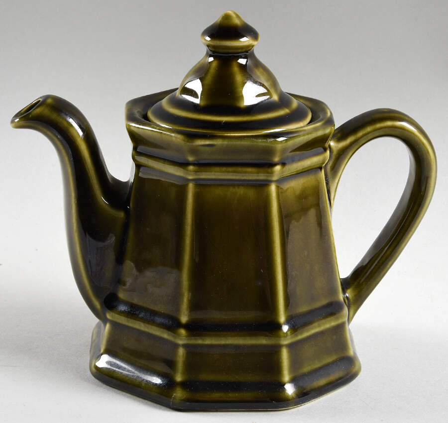 Heritage Green Mini Teapot & Lid by Pfaltzgraff-1