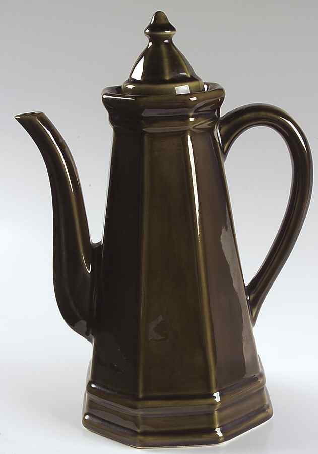 Heritage Green Coffee Pot & Lid by Pfaltzgraff-1