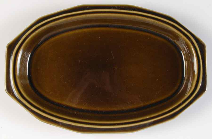 Heritage Green 12" Oval Serving Platter by Pfaltzgraff-1