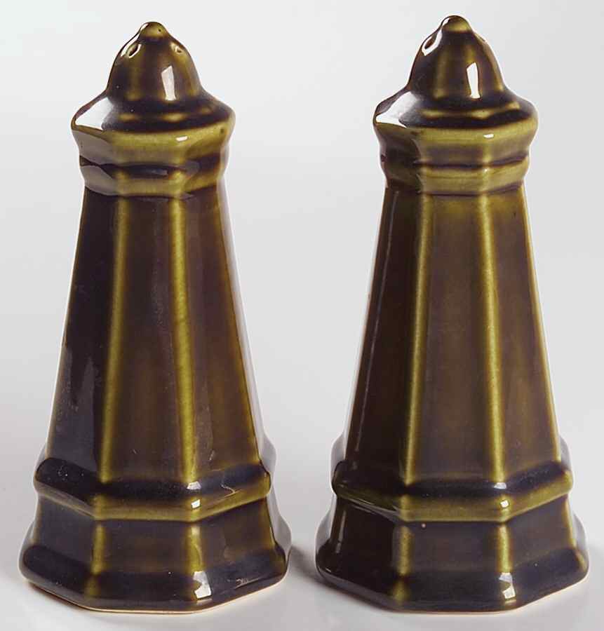 Heritage Green Salt & Pepper Set by Pfaltzgraff-1