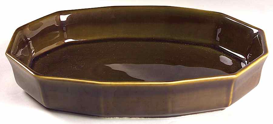 Heritage Green 14" Oval Baker by Pfaltzgraff-1