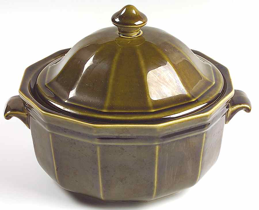 Heritage Green Round Covered Vegetable by Pfaltzgraff-1