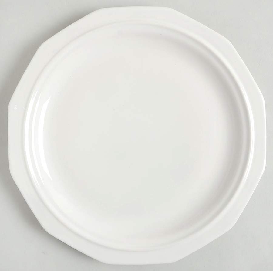Heritage White Dinner Plate 40th Anniversary Backstamp by Pfaltzgraff-1